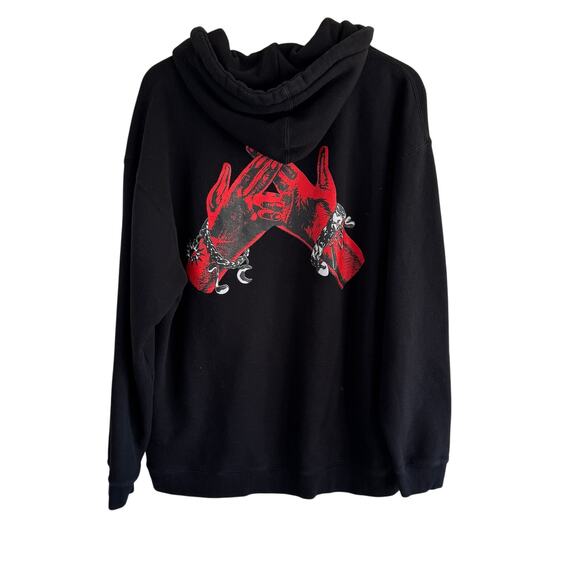 Yeat 2 Alive Hoodie Sweatshirt Black Red Twizzy Rich - Picture 2 of 7